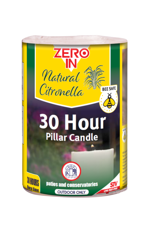 Zero In Citronella Pillar Candle