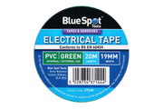 Blue Spot Tools 20M Green PVC Electrical Tape