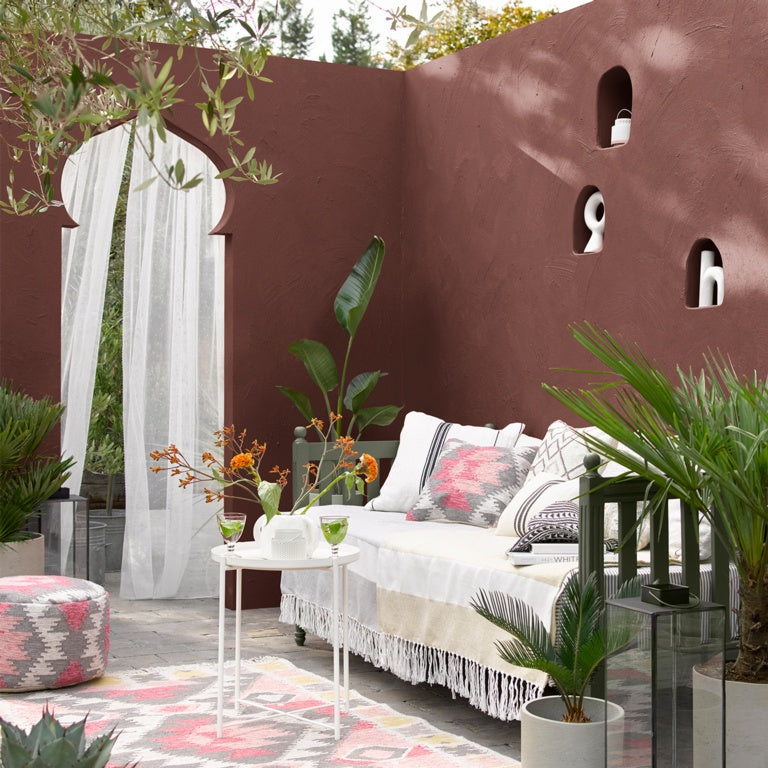 Sandtex Smooth Masonry Paint 5L Brick Red