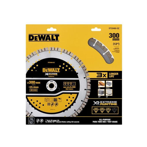 Dewalt Power Tools ELITE SERIES™ All Purpose Diamond Wheel 305 x 25.4mm DeWALT Power Tools - RockBottom Northampton