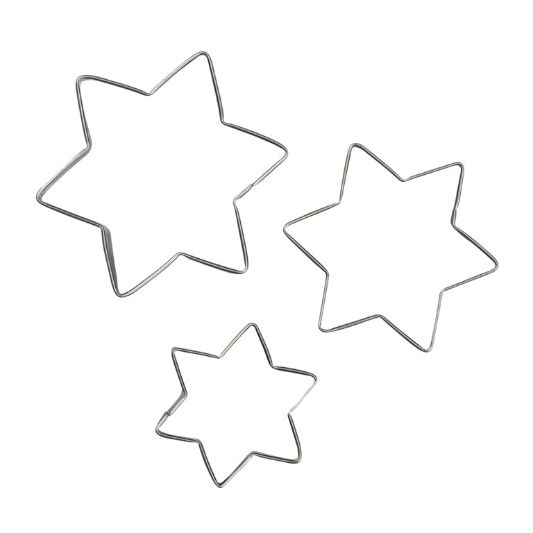 Tala Plain Star Cutters (Set of 3)