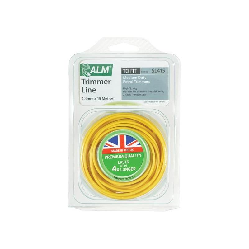 Alm Manufacturing SL415 Medium-Duty Petrol Trimmer Line 2.4mm x 15m ALM Manufacturing - NorthantsTrade Northampton 