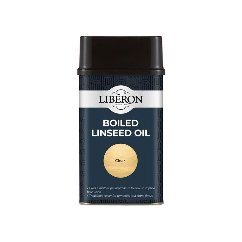Liberon Boiled Linseed Oil Clear 500ml Liberon - RockBottom Northampton