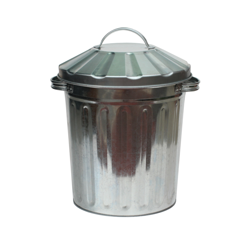Groundsman Mini Galvanised Bin