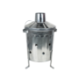Ambassador Galvanised Mini Garden Incinerator Tapered