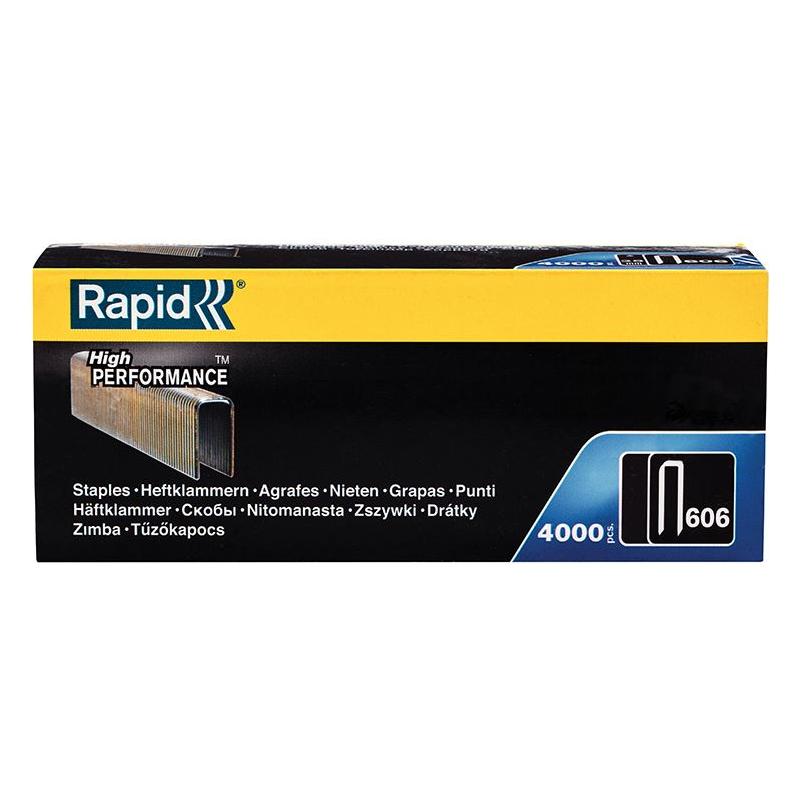 Rapid 606/18B4 18mm Staples (Narrow Box 4000) Rapid - RockBottom Nothampton