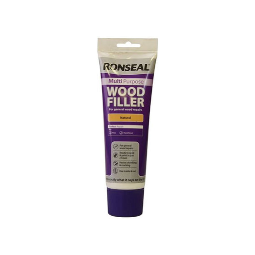 Ronseal Multipurpose Wood Filler Tube Natural 325g Ronseal - RockBottom Nothampton
