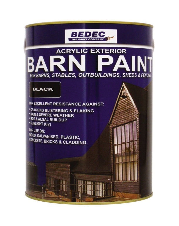 Bedec Matt Barn Paint 5L White