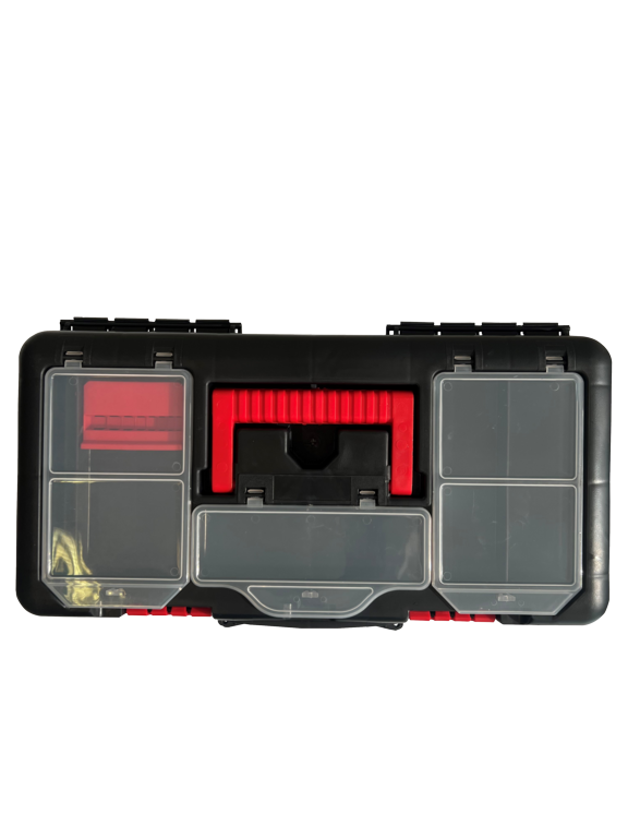 SupaTool Tool Box With Organiser Lid Twin Pack 13" & 19"