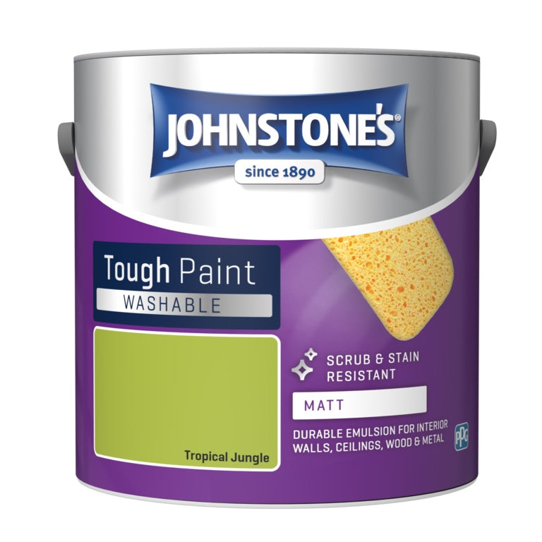 Johnstone's Washable Matt 2.5L Tropical Jungle
