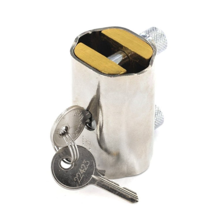 Securit Chain Lock Nickel Plated 6.10mm - Pack of 2