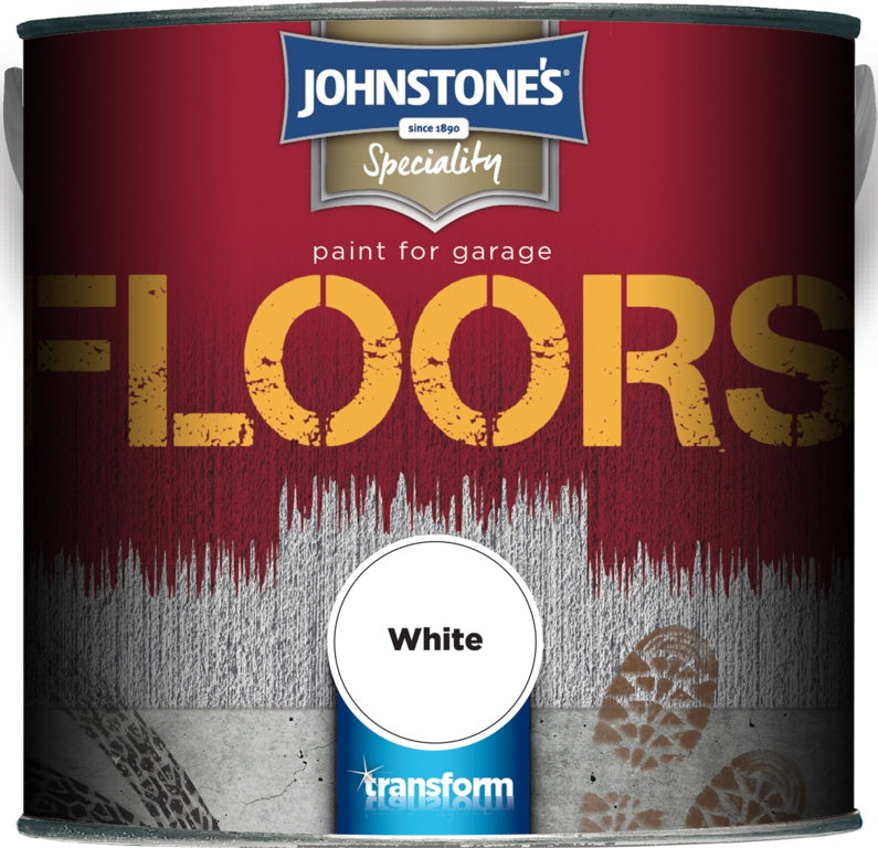 Johnstone's Garage Floor Paint 2.5L White