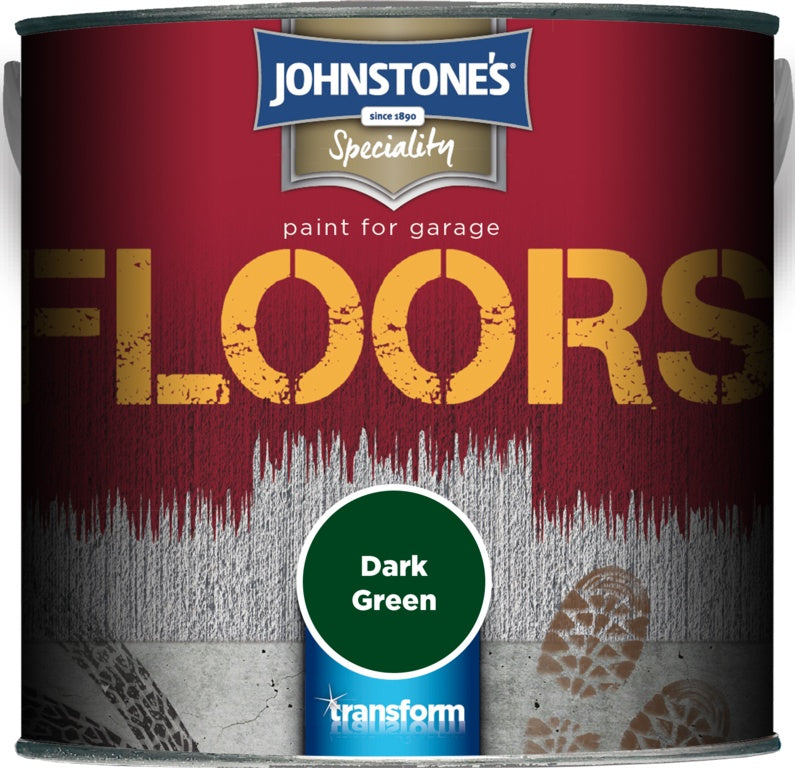 Johnstone's Garage Floor Paint 2.5L Dark Green