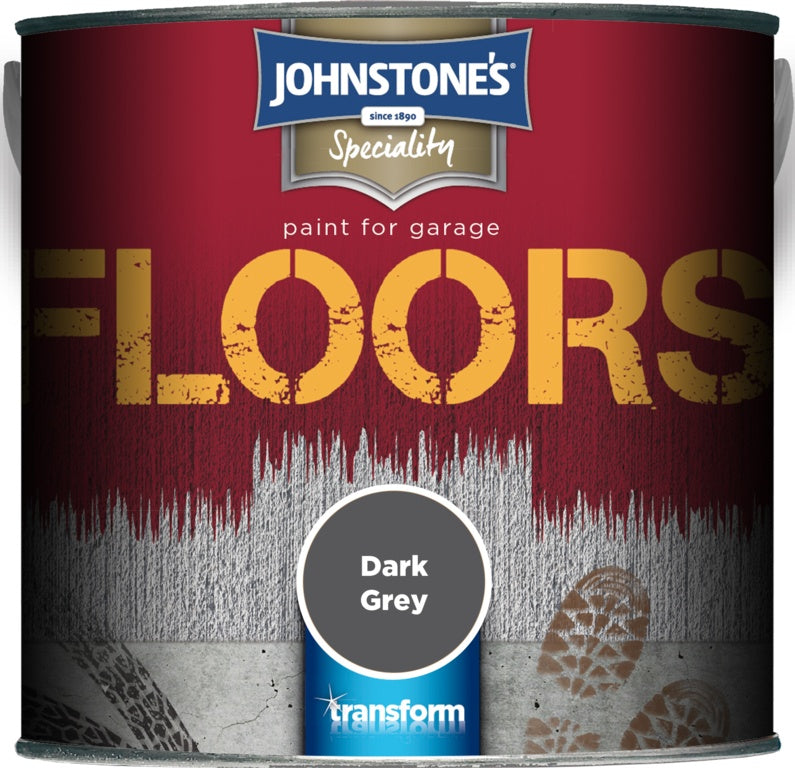 Johnstone's Garage Floor Paint 2.5L Dark Grey