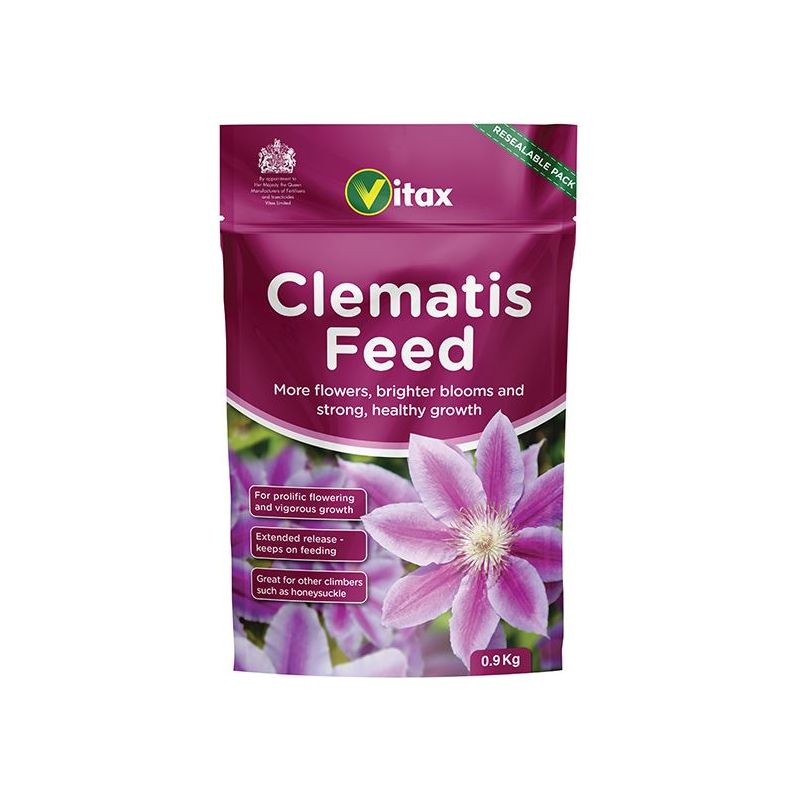 Vitax Clematis Feed 0.9kg Pouch Vitax - RockBottom Northampton