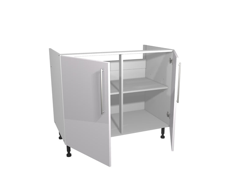 Gower Rapide+ Paris White Base Unit 1000mm