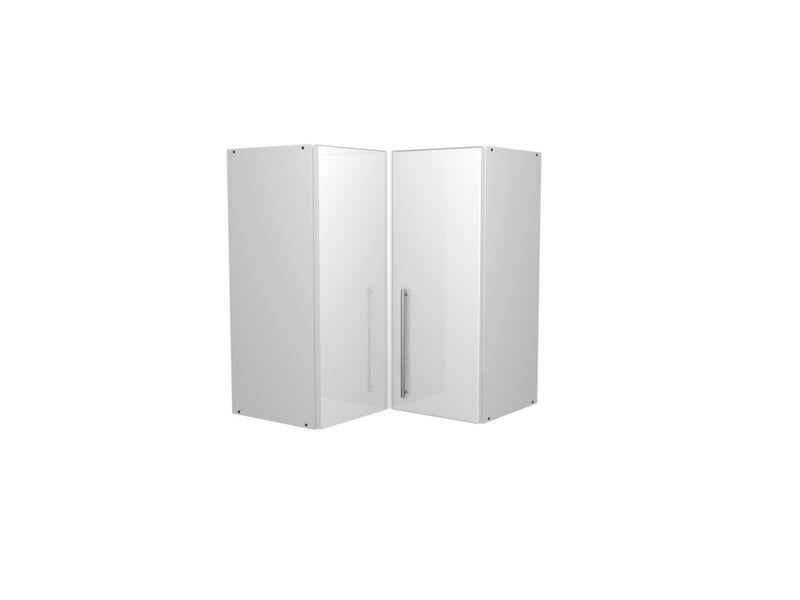 Gower Rapide+ Paris White L Shaped Corner Wall Unit 635mm
