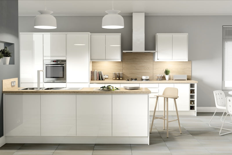 Gower Rapide+ Capri White Fascia D 600 x 572mm
