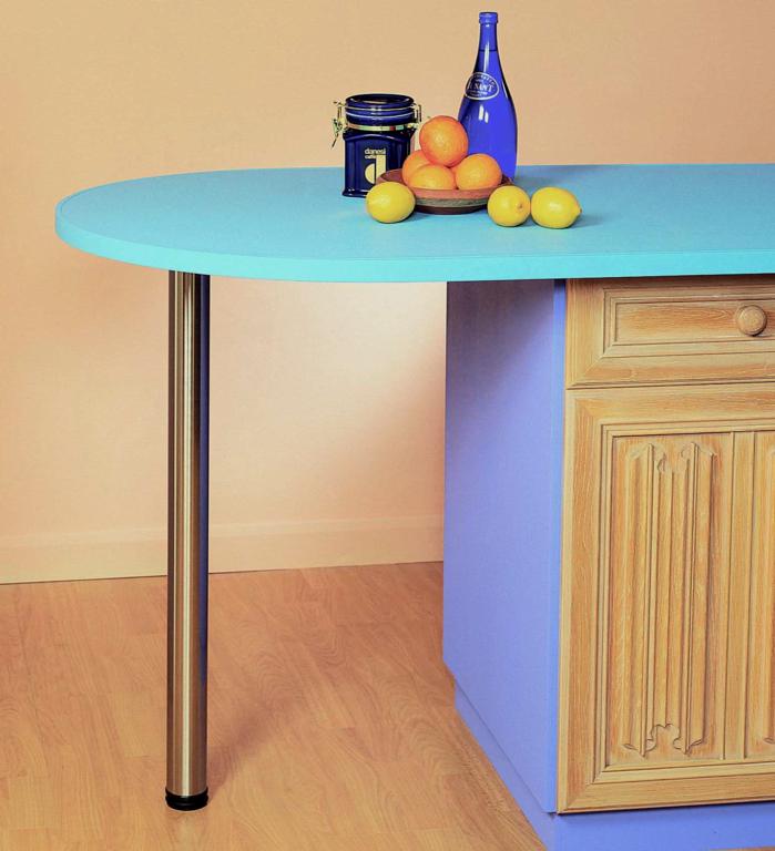Rothley Work Leg 870mm Brushed Finish