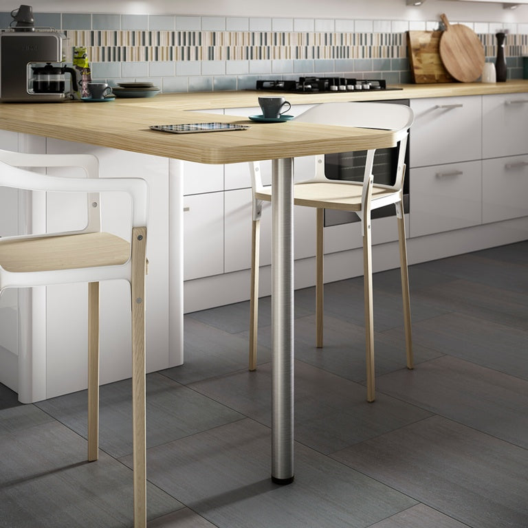 Rothley Work Leg 870mm Brushed Finish
