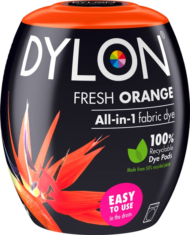 Dylon All in 1 Fabric Dye Fresh Orange