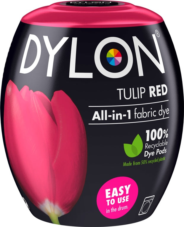 Dylon All in 1 Fabric Dye Tulip Red