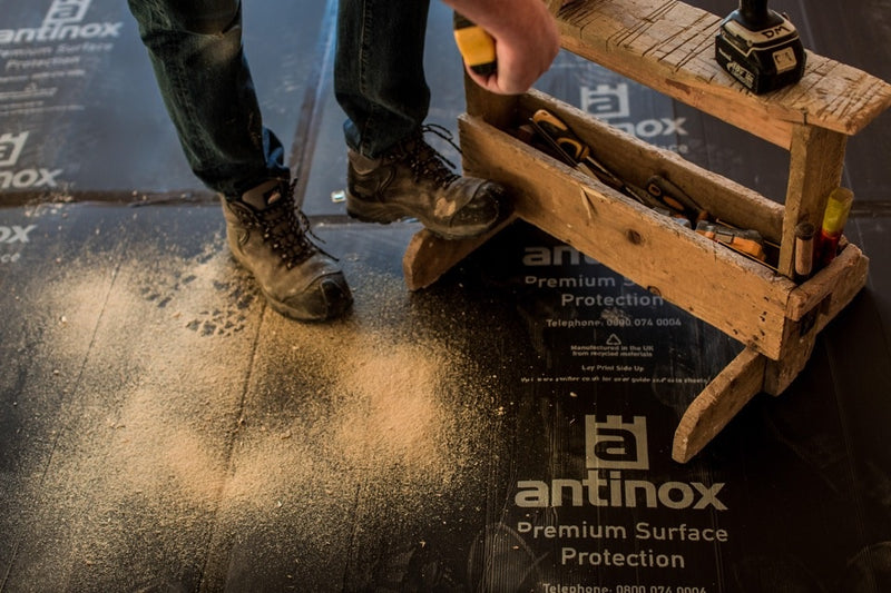 Antinox® Recycled Protection Boards 2.4m x 1.2m Black