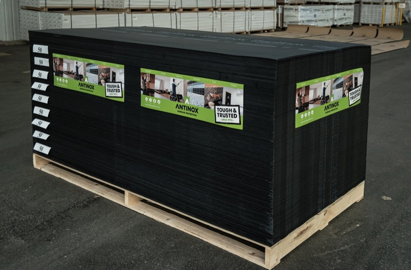 Antinox® Recycled Protection Boards 2.4m x 1.2m Black