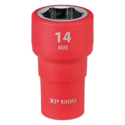 Draper XP1000 VDE Socket, 1/4" Sq. Dr., 14mm Draper - Town Tools
