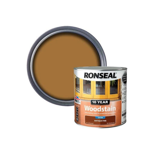 Ronseal 10 Year Woodstain Antique Pine 2.5 litre Ronseal - RockBottom Nothampton