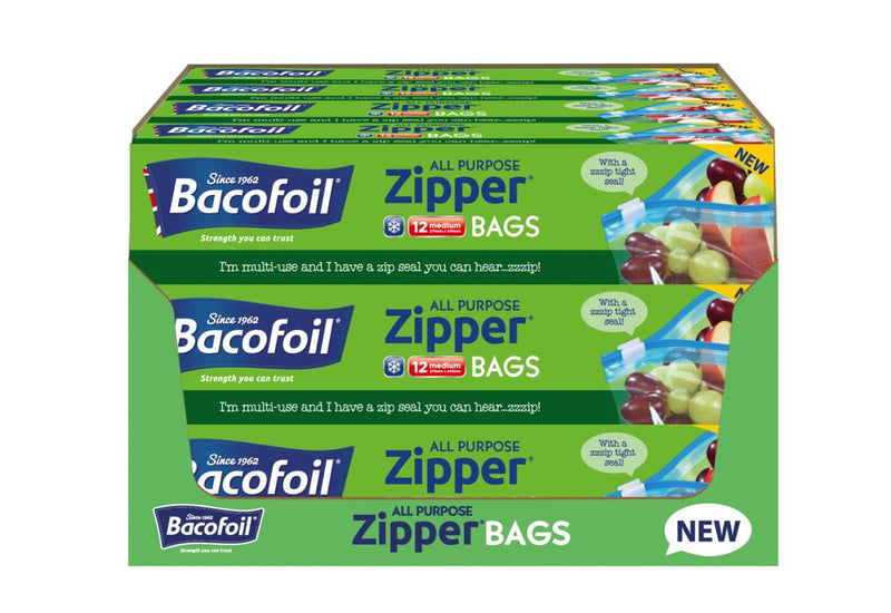 Bacofoil Zipper Bags Medium Pack