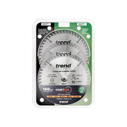 Trend CraftPro Plunge Saw Blade 160 x 20mm x 48T (Pack 3) Trend - RockBottom Northampton