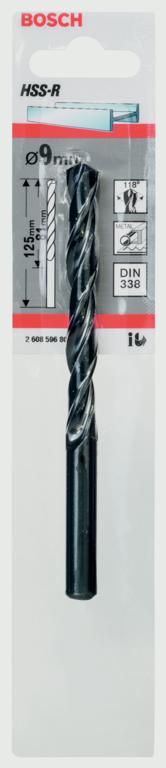 Bosch HSS Twist Point TEQ Drill Bit 9mm
