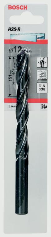 Bosch HSS Twist Point TEQ Drill Bit 12mm