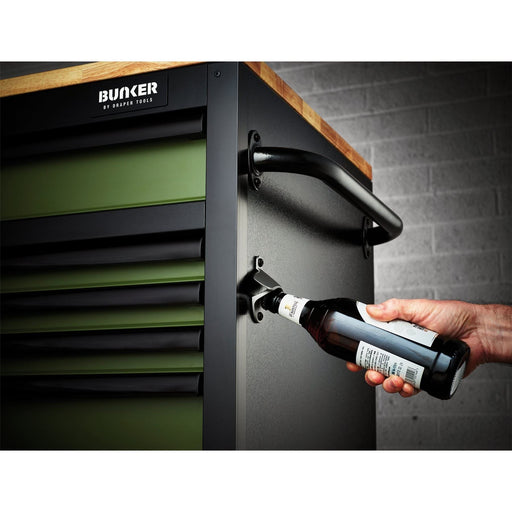 Draper Bunker 15 Drawer Workbench Roller Tool Cabinet, 61", Green Draper - Town Tools