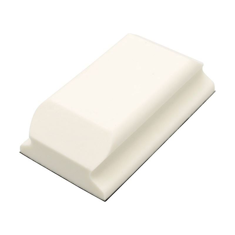 Flexipads World Class Hand Sanding Block Shaped White PUR GRIP® 70 x 125mm Flexipads World Class - RockBottom Northampton