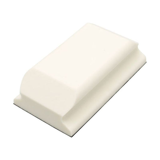Flexipads World Class Hand Sanding Block Shaped White PUR GRIP® 70 x 125mm Flexipads World Class - RockBottom Northampton