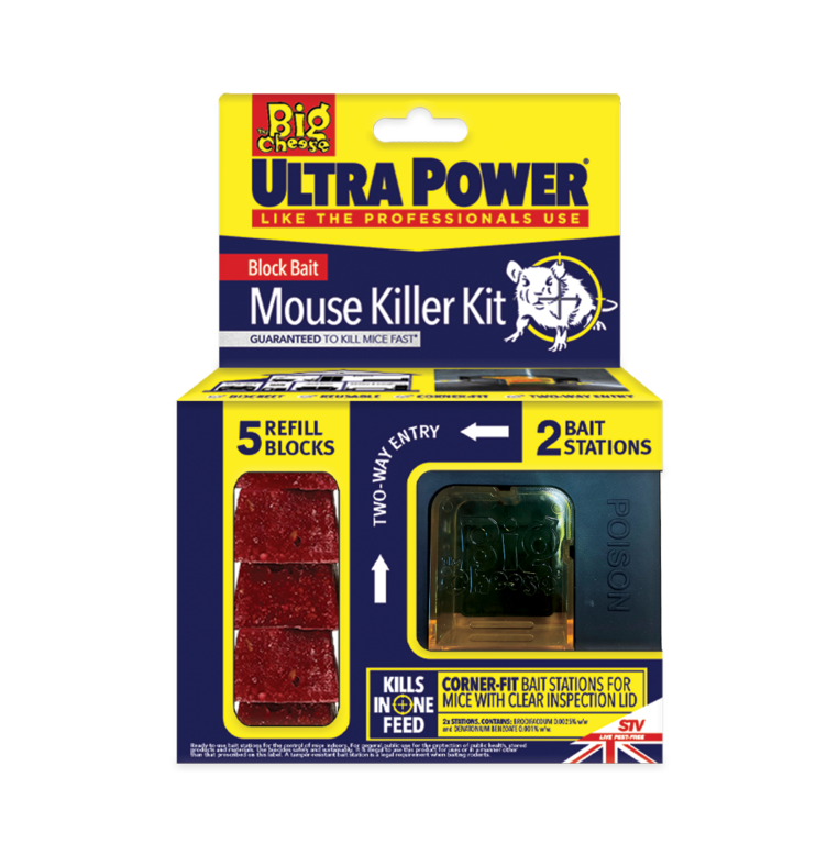 The Big Cheese Ultra Power Block Bait² Mouse Killer Kit