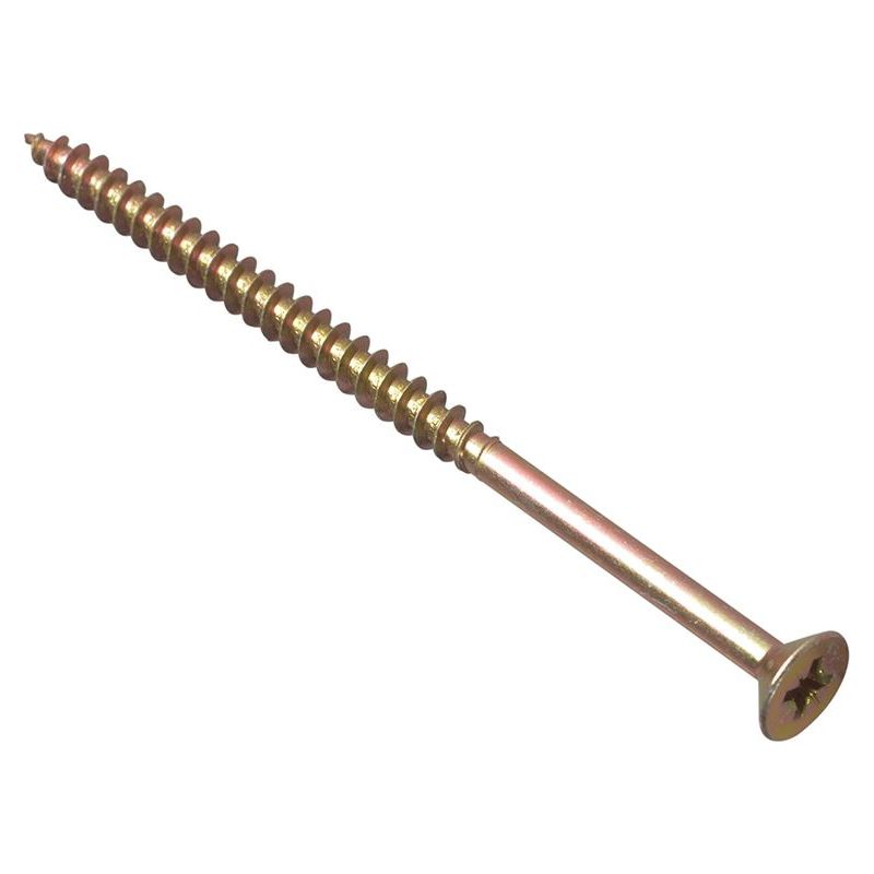 Forgefix Multi-Purpose Pozi Compatible Screw CSK ST ZYP 6.0 x 90mm Box 100 ForgeFix - RockBottom Northampton