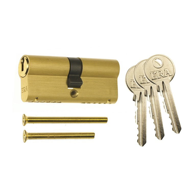 Era Euro Double 6 Pin Cylinder 35/35 Brass Box