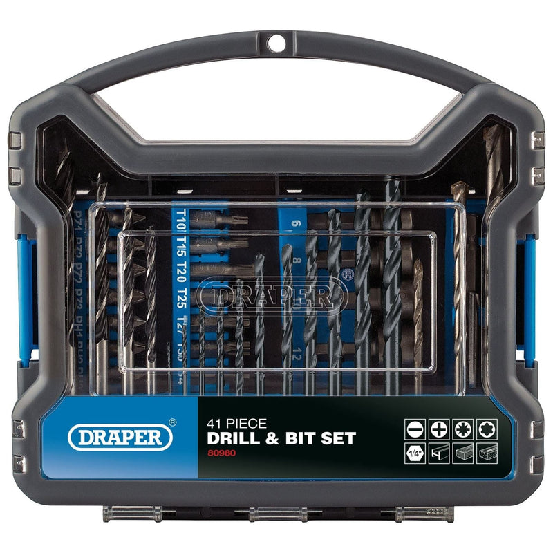 Draper Drill Bit and Accessory Kit (41 Piece) 80980 Draper - Town Tools 