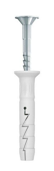 Rawlplug Nylon Hammer In Fixing With Countersunk Head 8X80 Box Of 50