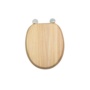 Croydex Flexi-Fix Toilet Seat Davos Blonded Pine