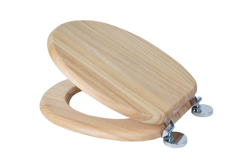 Croydex Flexi-Fix Toilet Seat Davos Blonded Pine