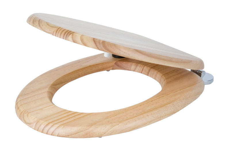 Croydex Flexi-Fix Toilet Seat Davos Blonded Pine