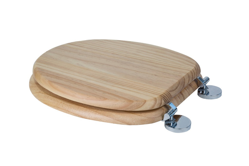 Croydex Flexi-Fix Toilet Seat Davos Blonded Pine
