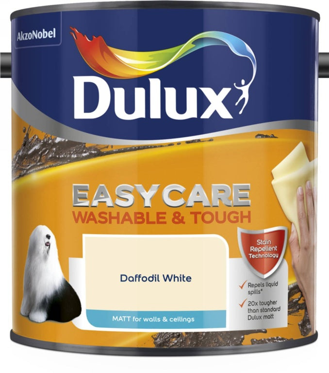 Dulux Easycare Matt 2.5L Daffodil White