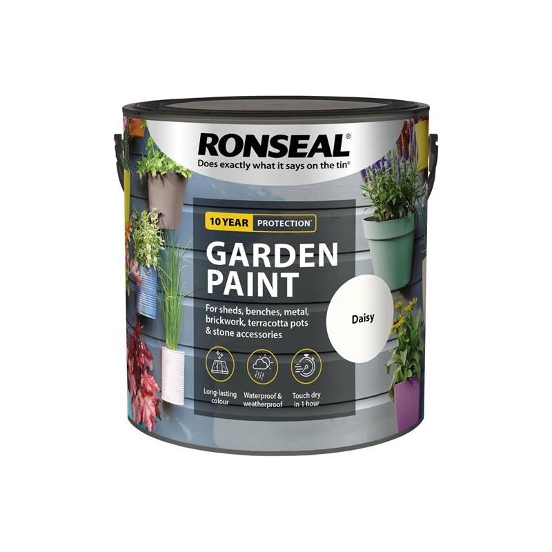 Ronseal Garden Paint Daisy 2.5 litre Ronseal - RockBottom Nothampton