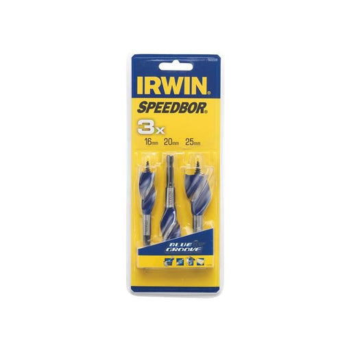 Irwin® Blue Groove 6X Stubby Wood Bit Set, 3 Piece IRWIN® - RockBottom Northampton