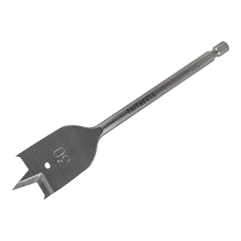 Faithfull Flat Bit 30mm Faithfull - RockBottom Northampton